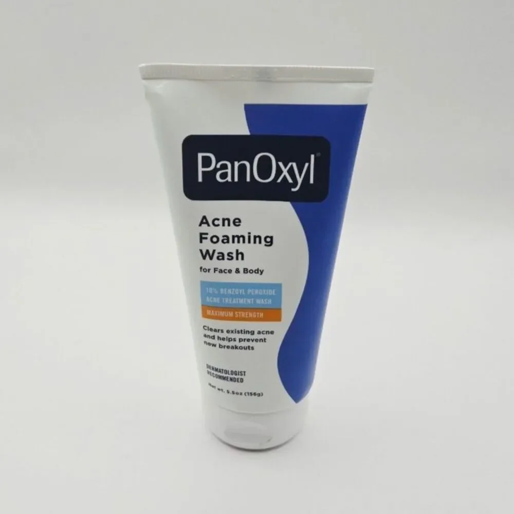 PanOxyl Acne Foaming Wash 10% Benzoyl Peroxide Maximum Strength 5.5 oz Sealed